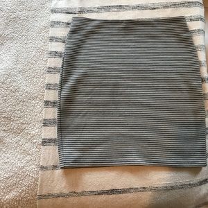 Loft striped stretch pencil skirt